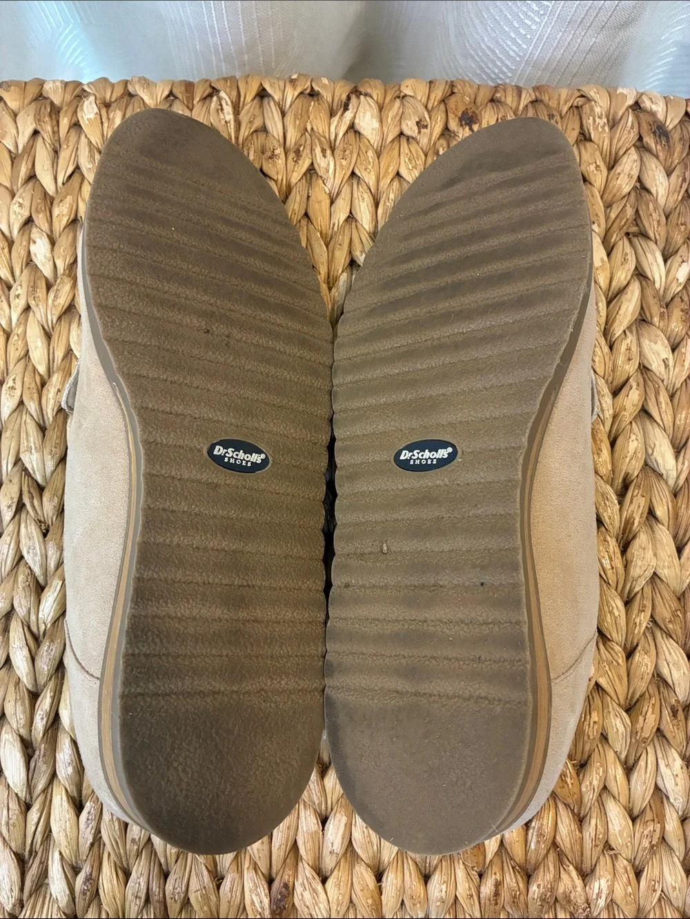 Dr. Scholl's Women's Suede Slip-On Loafer in Tan